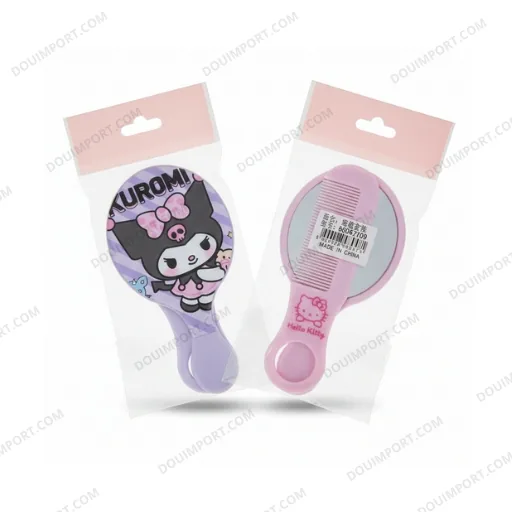 Set de Espejo y Peine Portátil Sanrio