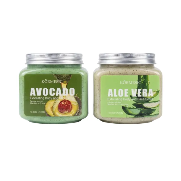 Exfoliante Facial y Corporal Körmesic - Aguacate y Aloe Vera
