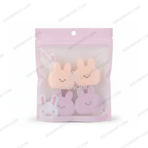 Esponja de Maquillaje Conejo x4